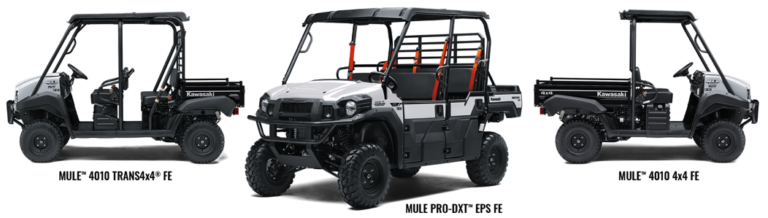 Kawasaki Mule Fleet Line Up