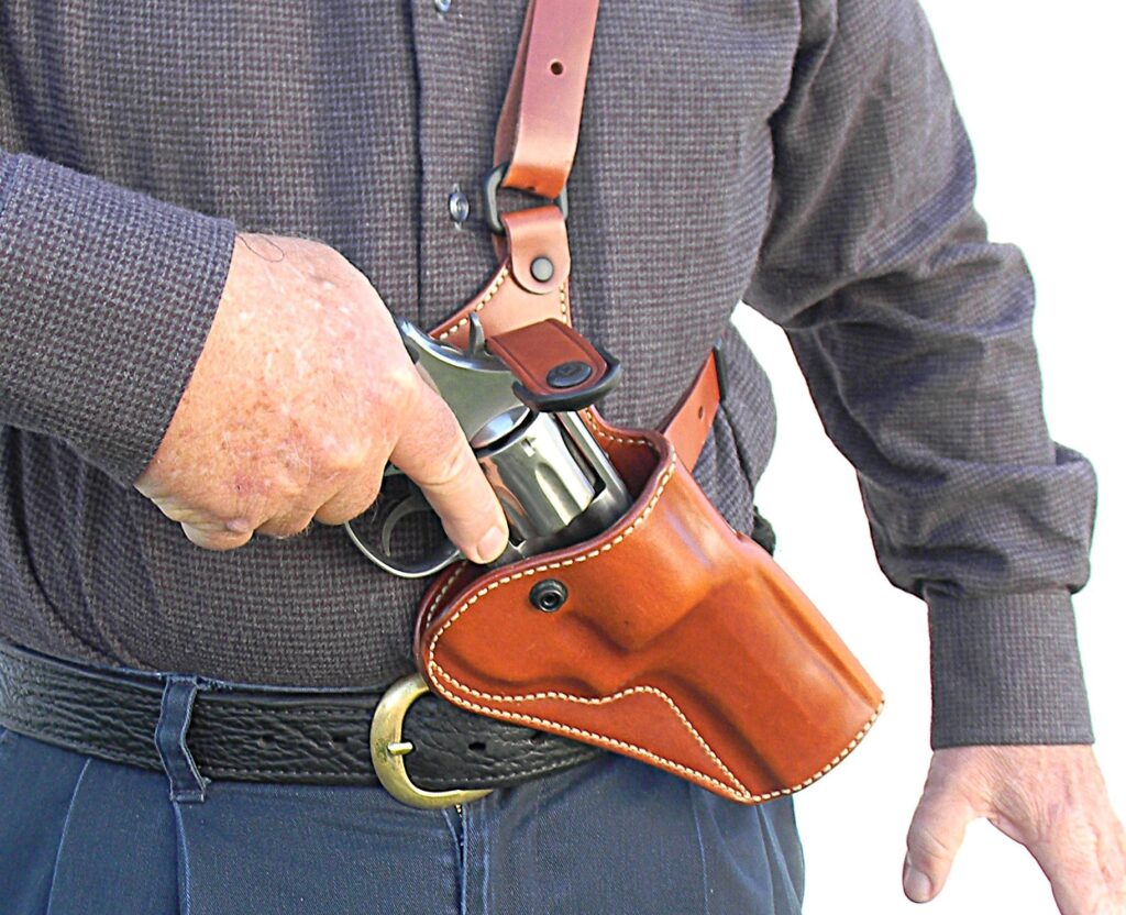 photo of revolver in galco holster