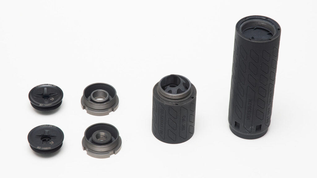 Photo of supressor break down 