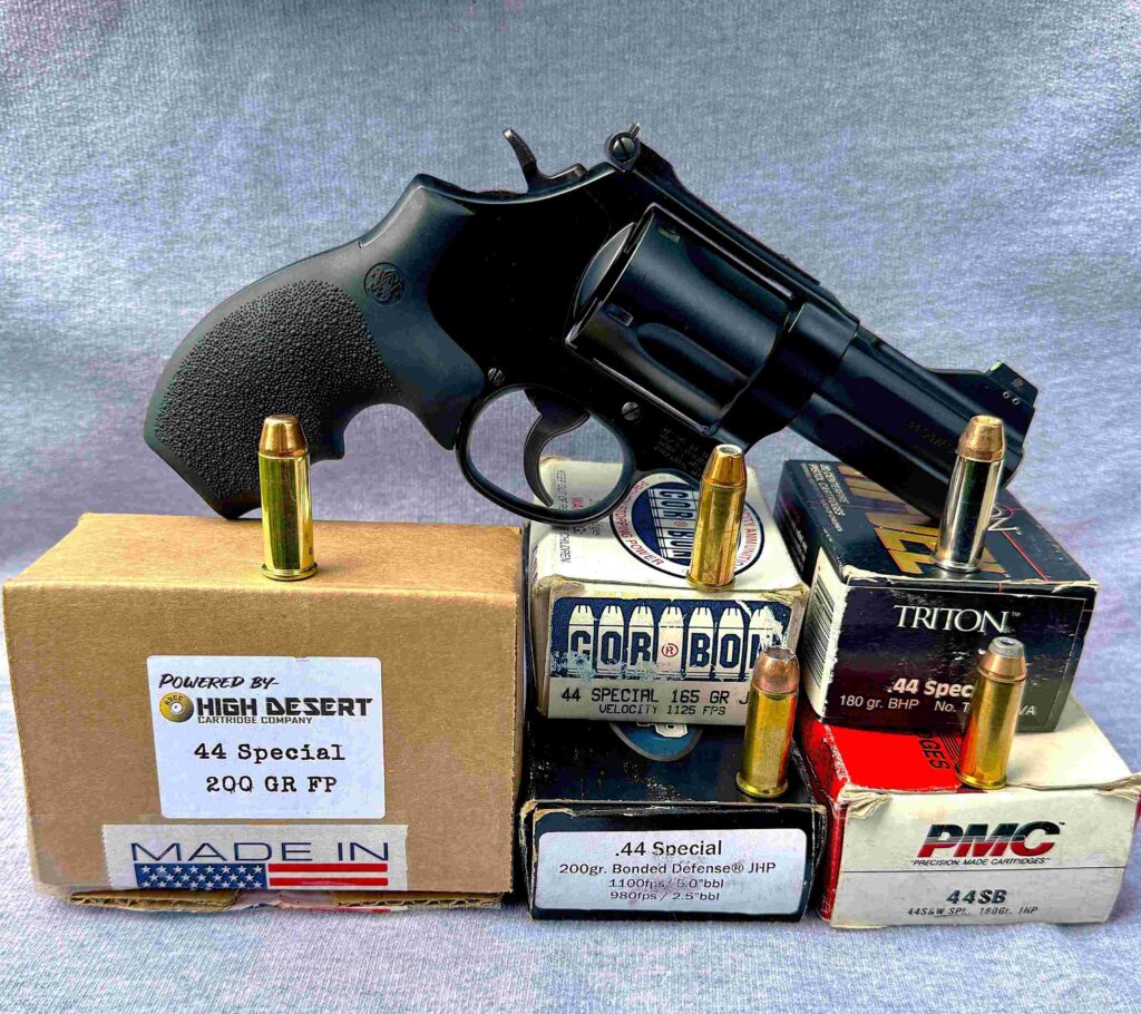 photo of all brnds of ammunition tested with the .44 special 