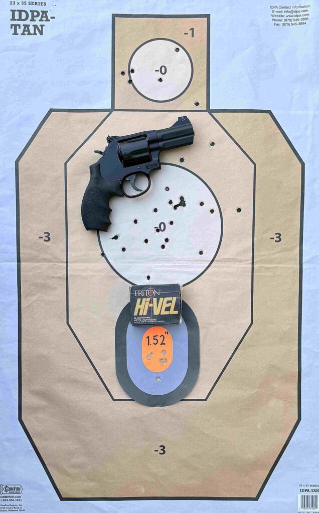 rang results on paper target