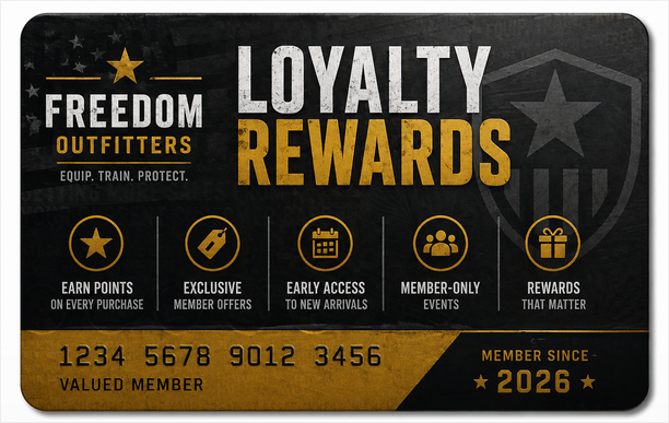 Photo of a sample loyalty rewards card