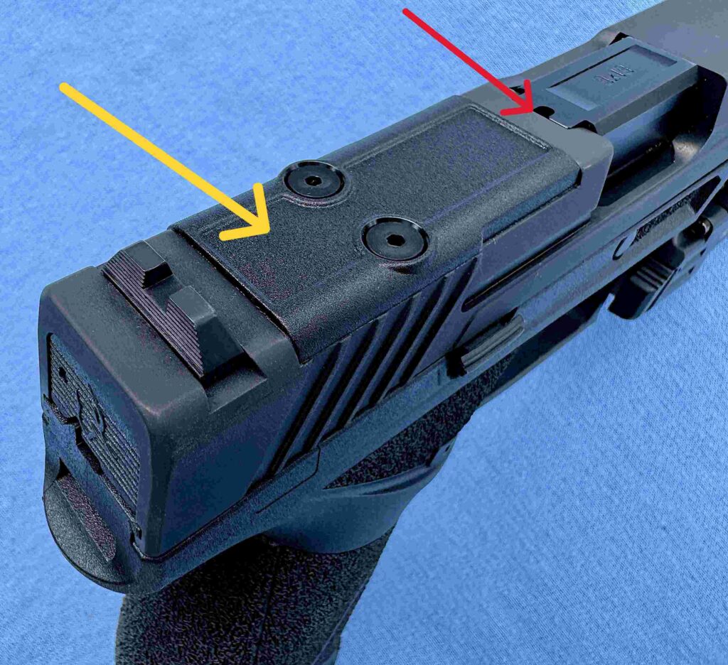 Photo of Optics cover plate