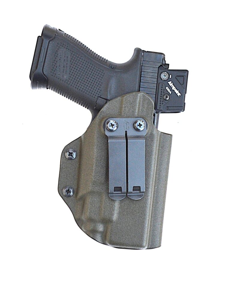 photo of glock in holster