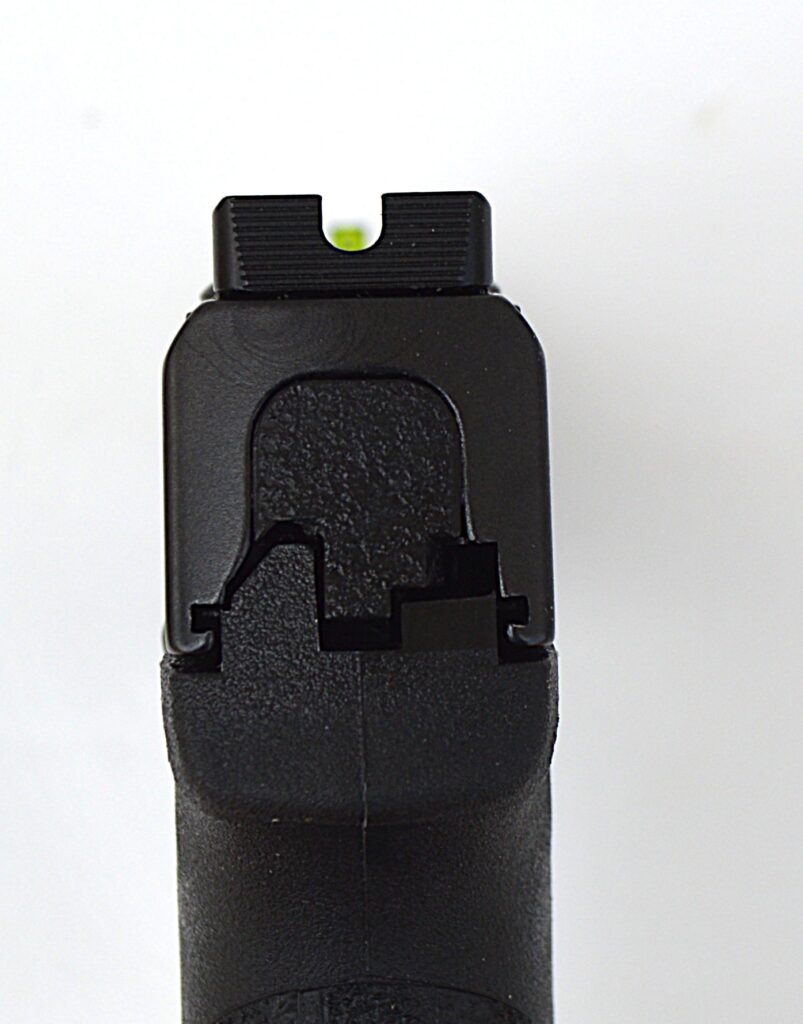 Photo of rear sights U Channel