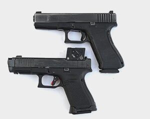 Photo of the Glock COA and standard Glock