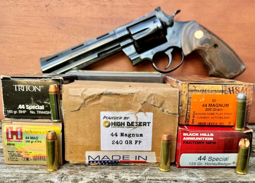 Ammo used in testing
